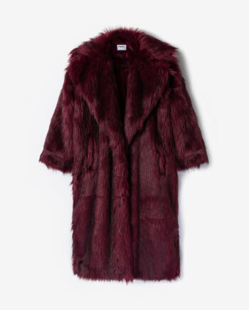 İconic Borgona Maxi Faux Fur