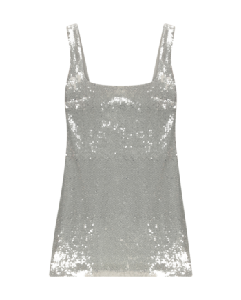 Buena White Sequin Short Party Dress