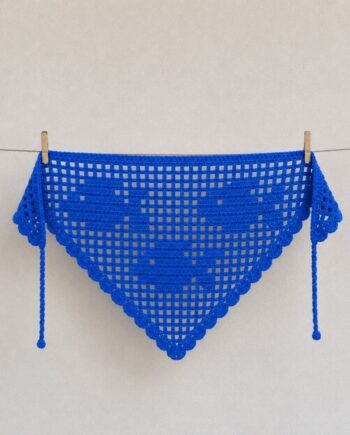 Fish Handmade Crochet Hair Bandana